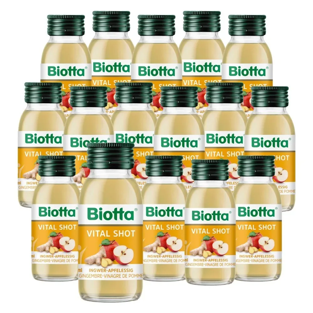 Biotta Vital Shot Ingwer-Apfelessig (16x60ml)
