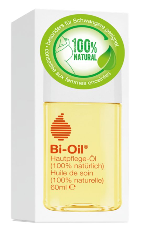Bi-Oil - Hautpflegeöl, 100% natürliche Inhaltsstoffe,  Hautpflegeöl, 100% natürliche Inhaltsstoffe, 60  ml