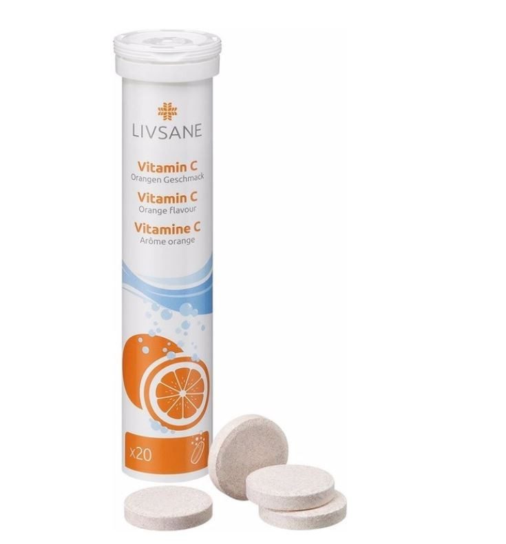 LIVSANE Vitamin C Orangen Geschmack (20 Stück)