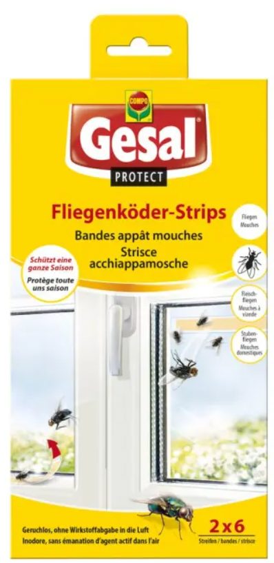Gesal PROTECT Fliegenköder-Strips (2x6 Stk)