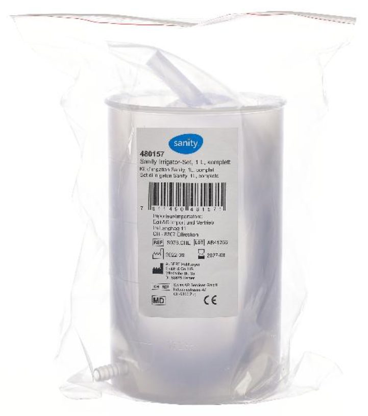 Sanity Irrigator Set komplett 1L (1 Stück)