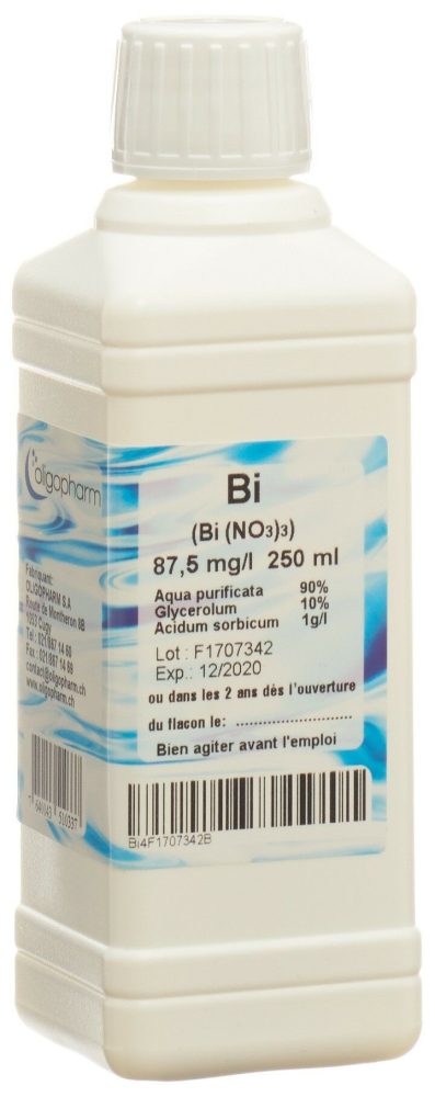 Oligopharm Bismuth Lösung 87.5 mg/l (250ml)