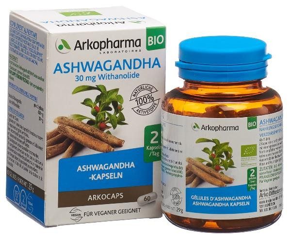 ARKOCAPS Ashwagandha Kapsel Bio (60 Stück)