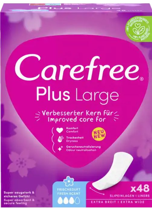 Carefree Plus Large Fresh (48 Stück)