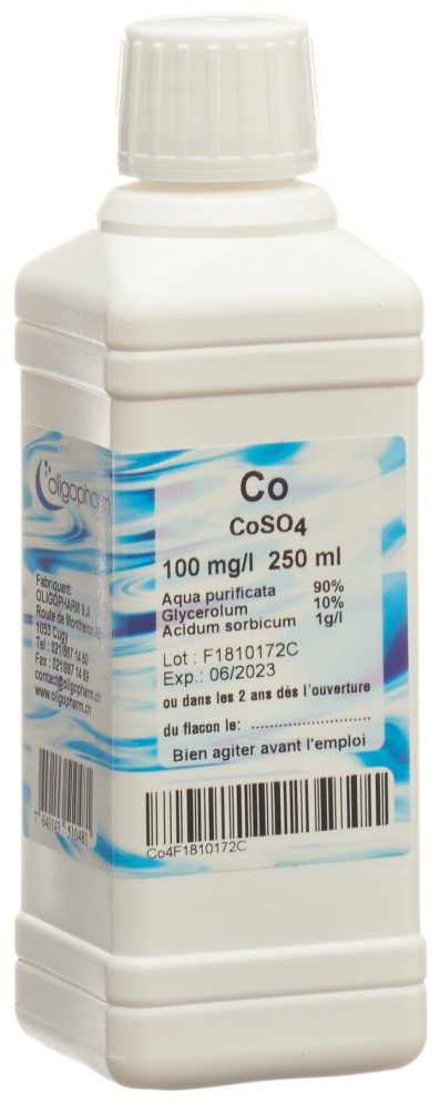 Oligopharm Cobalt Lösung 100 mg/l (250ml)