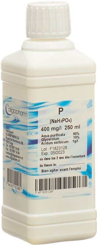 Oligopharm Phosphor Lösung 400 mg/l (250ml)