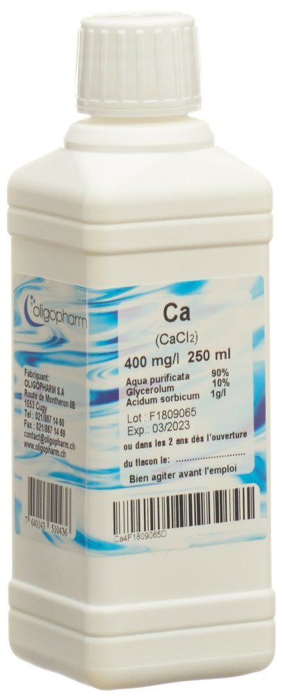Oligopharm Calcium Lösung 400 mg/l (250ml)