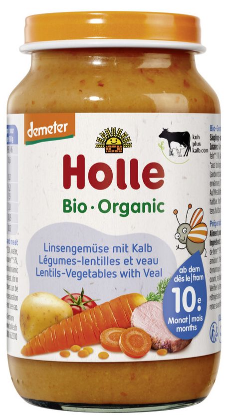 Holle Linsengemüse mit Kalb (250 g)