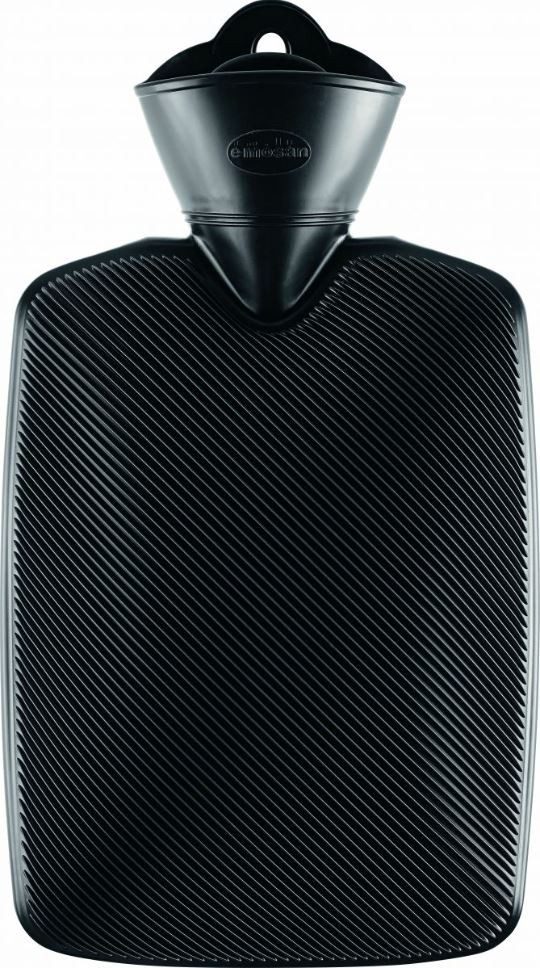 Emosan Wärmflasche Halblamelle schwarz (1 Stk)