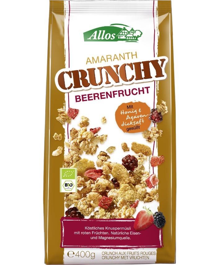 ALLOS Amaranth Crunchy Beerenfrucht 400 g