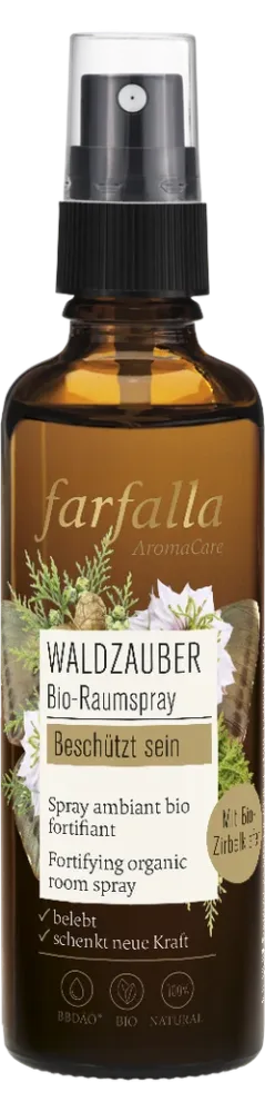 Farfalla Bio-Raumspray beschützt sein, Waldzauber (75ml)