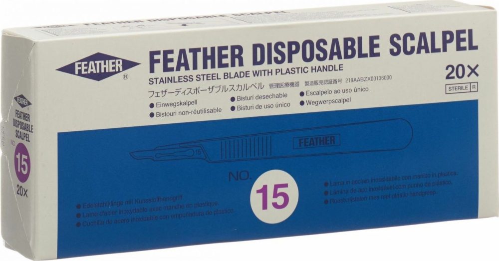 Feather Skalpell Nr.15 (20 Stk)