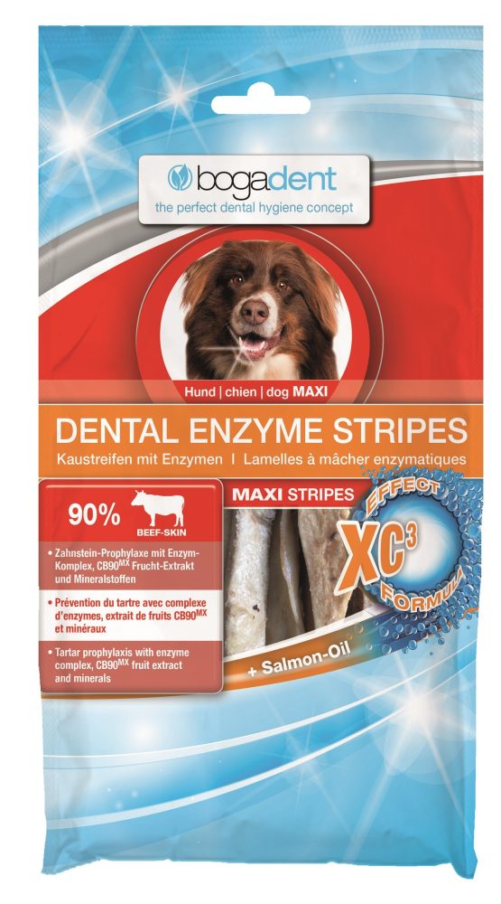 bogadent Dental Enzyme Stripes Hund Maxi (100g)