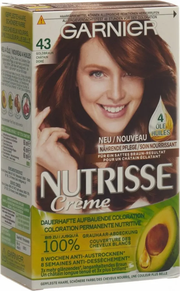 GARNIER NUTRISSE Goldbraun 43 (1 Stk)