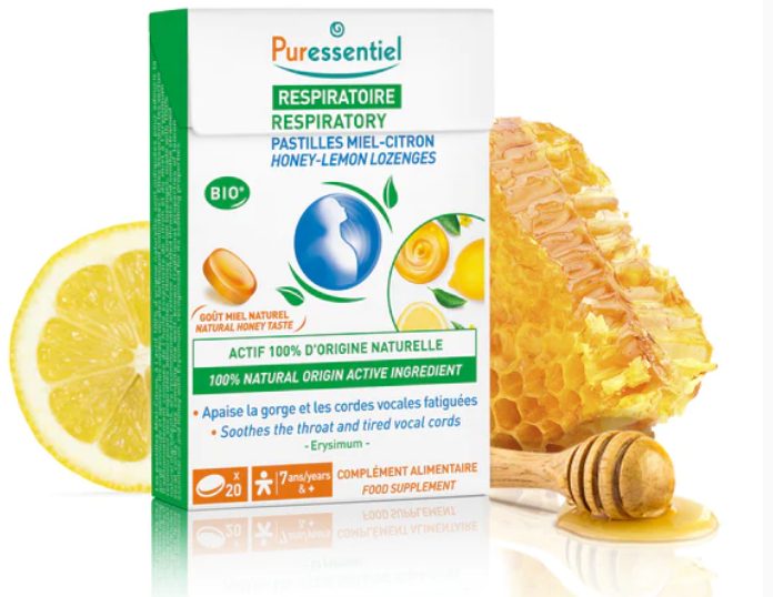 PURESSENTIEL Lutscht Atemwege Honig-Zitrone 20 Stk