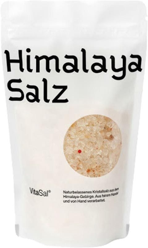 Vitasal Kristallsalz Himalaya grob im Beutel (1000g)