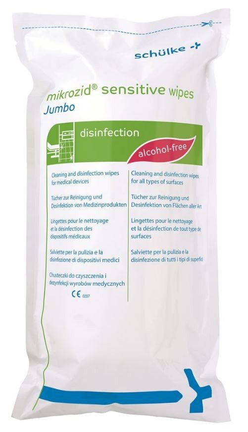 Schülke mikrozid Sensitive wipes Jumbo refill (200 Stk)