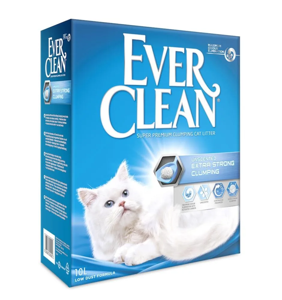 Ever Clean Extra Strong Clumping Katzenstreu, ohne Duft 10 l