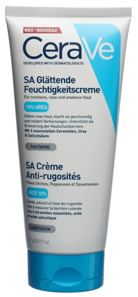 CeraVe - SA Urea Glättende Feuchtigkeitscreme, 177 g