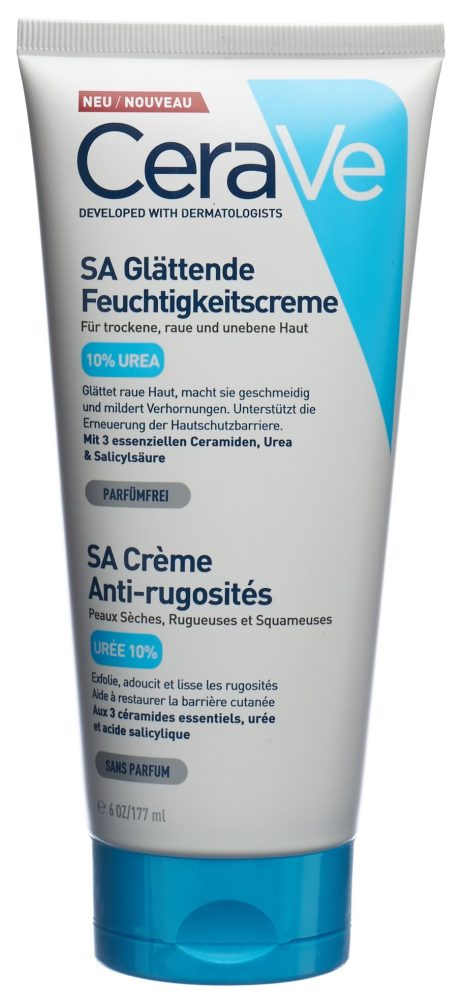 CeraVe - SA Urea Glättende Feuchtigkeitscreme, 177 g