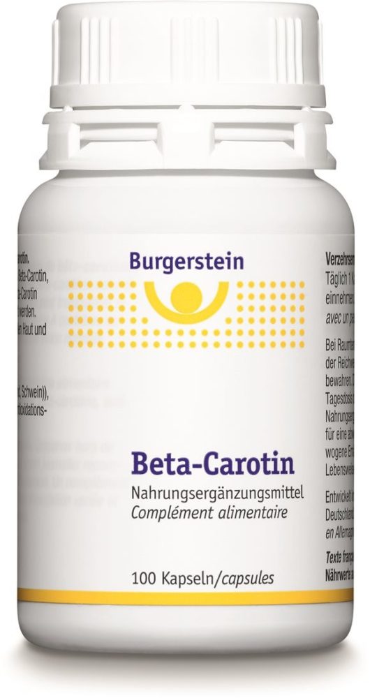 BURGERSTEIN Beta Carotin Kaps Ds 100 Stk