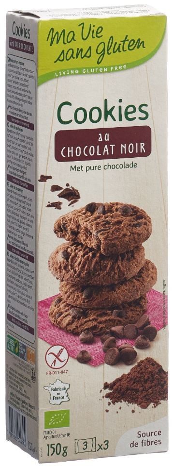 Ma vie sans gluten Cookies Zartbitterschokolade (150g)