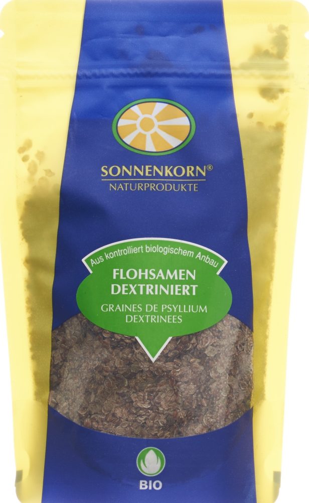 SONNENKORN Flohsamen dextriniert Bio Knospe (250g)