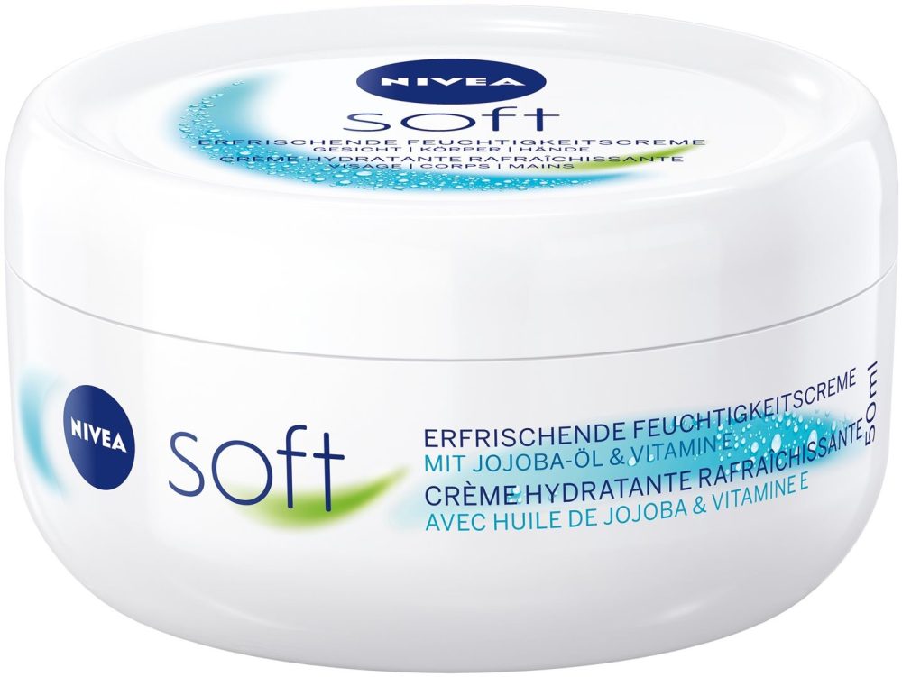 NIVEA SOFT Feuchtigkeitscr&egrave;me Topf 300 ml