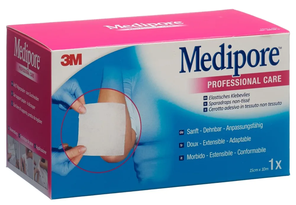 3M Medipore Fixationsvlies 15cmx10m Liner Rolle (1 Stk)