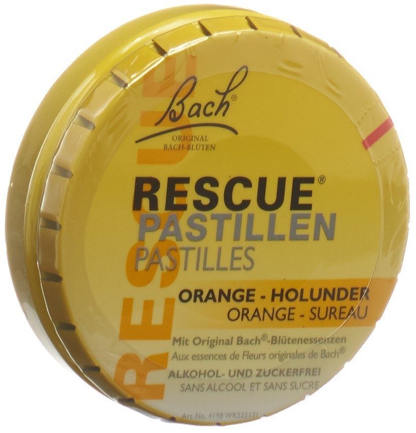 Bach-Blüten RESCUE Pastillen Orange (50g)