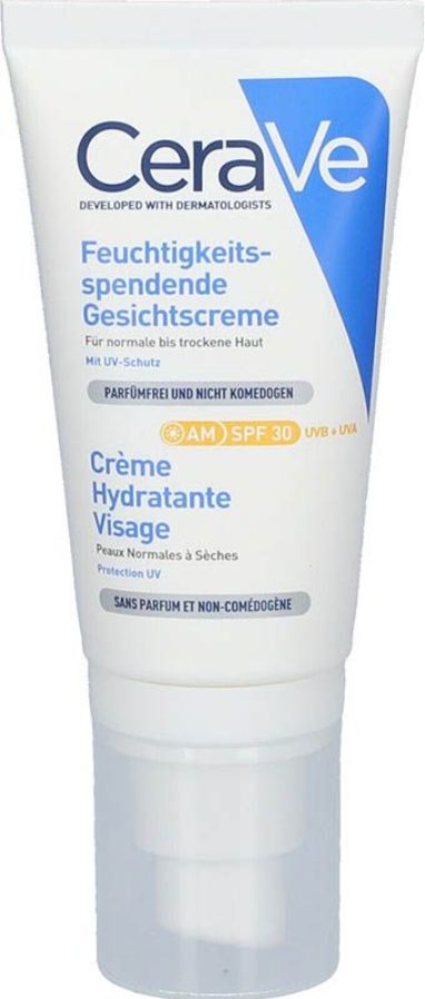CeraVe - Gesichtscreme mit LSF 30, 52 ml