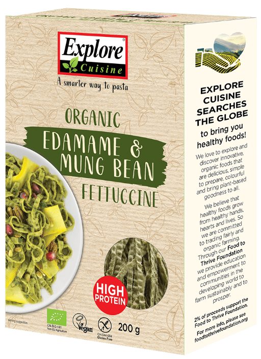 Explore Cuisine Bio Fettuccine aus Edamame & Mungobohnen (200g)