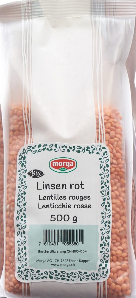 HOLLE Linsen rot Bio Btl 500 g