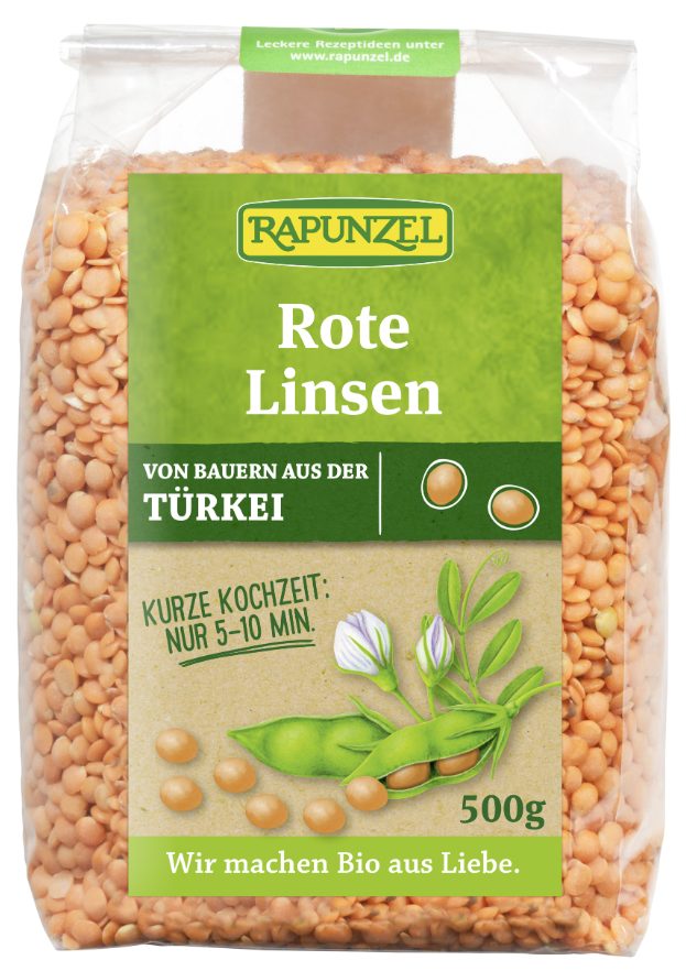 RAPUNZEL Rote Linsen (500g)