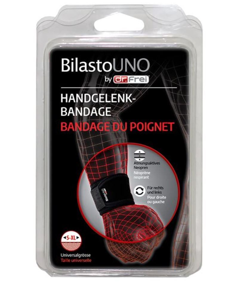 Bilasto Uno Handgelenkbandage S-XL mit Velcro (1 Stück)
