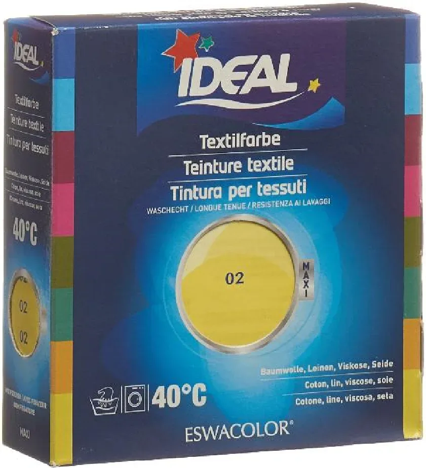 IDEAL MAXI Baumwolle Color No02 citron (1 Stk)