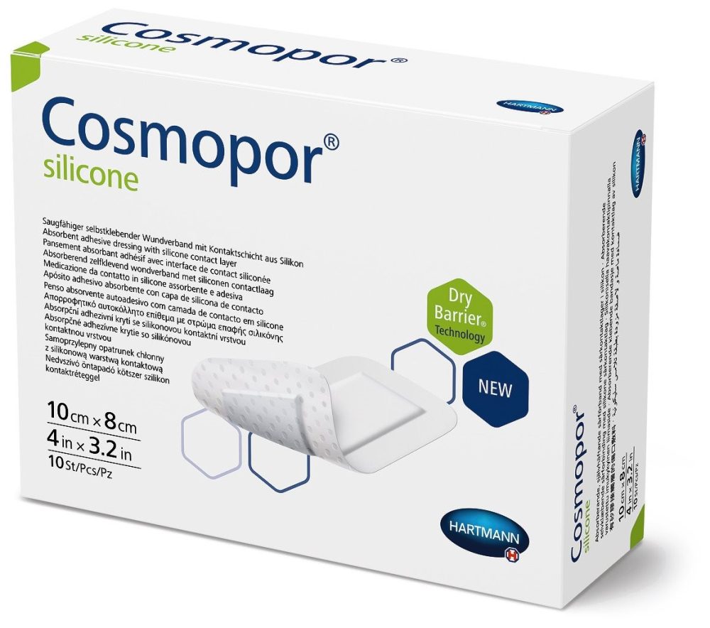 Cosmopor silicone 10x8cm (10 Stk)