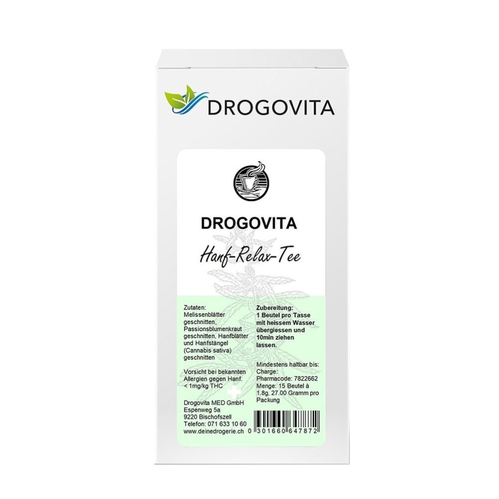 Drogovita Hanf-Relax Tee Beutel (15 Stk)