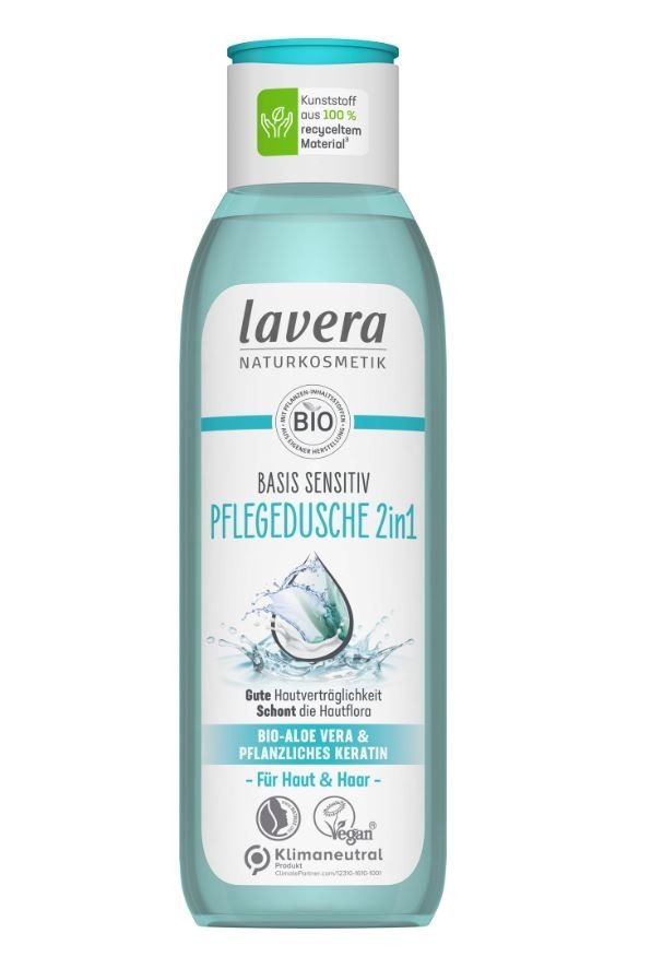 Lavera - Basis sensitiv Pflegedusche 2in1, 250 ml