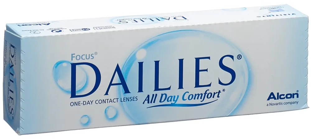 Focus DAILIES All Day Comfort, -3.75 Dioptrie, 8.6 Basiskurve, 13.8 Durchmesser (30 Stk)