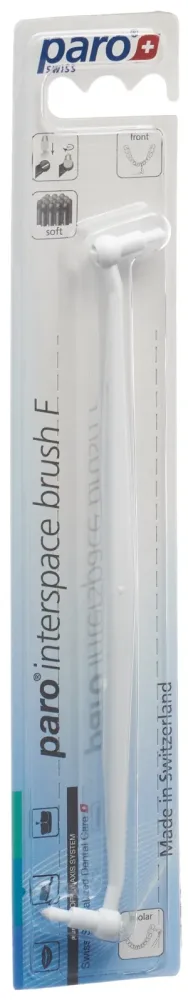 paro Interspace Bürste F Halter, weiss (1 Stk)