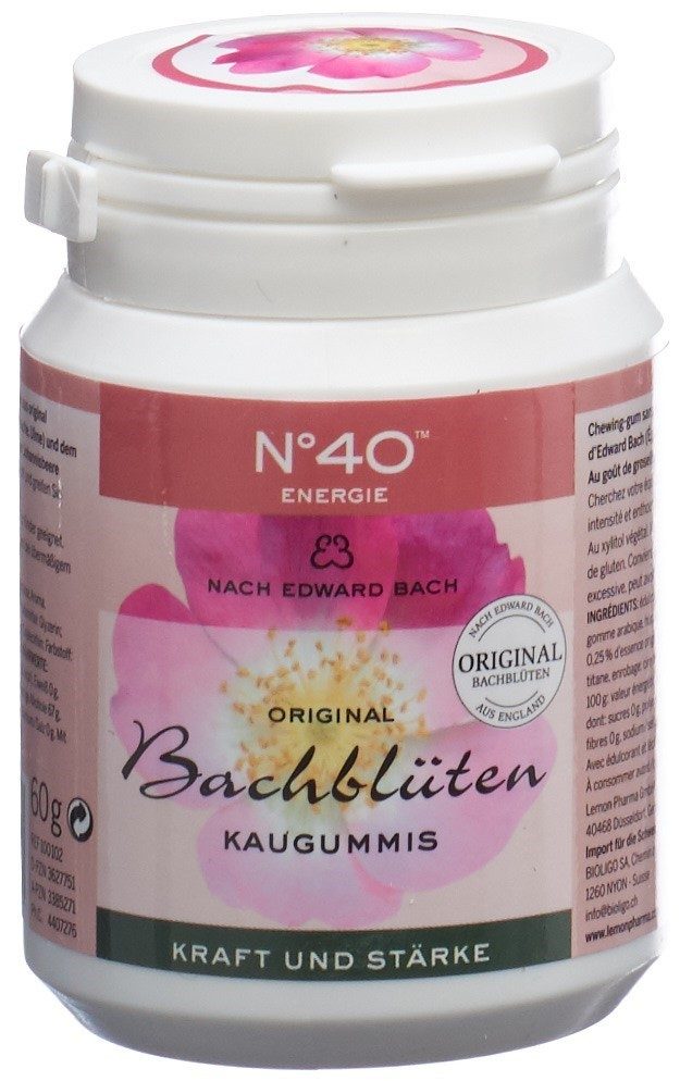 LEMON PHARMA Bachblüten Kaugummi Energie (60g)