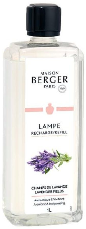 Maison Berger Lampe Berger Duftlampe Nachfüller Parfum Champs de Lavande (Lavendel, 1000 ml)