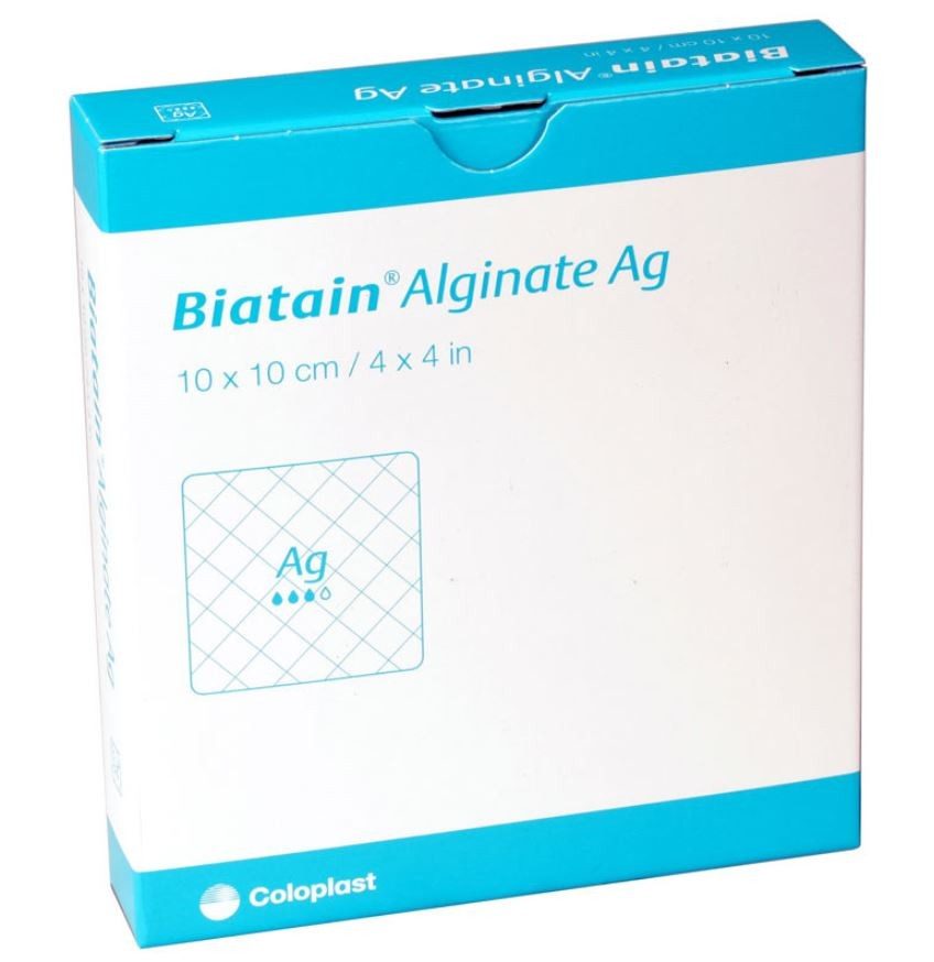 Biatain Alginate Ag 10x10cm (10 Stk)