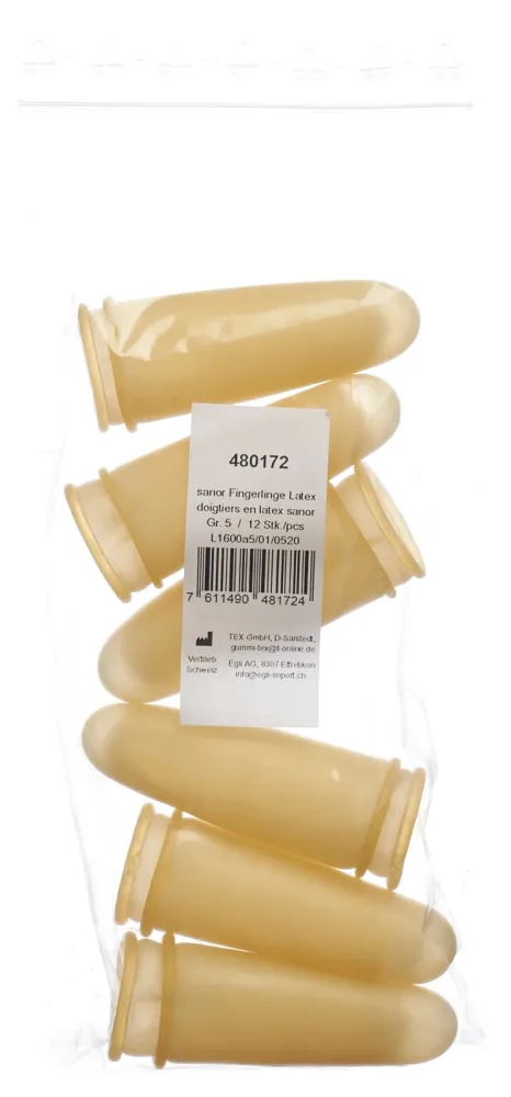 sanor Fingerling Latex Grösse 5 (12 Stk)