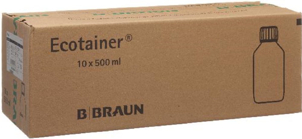 B. BRAUN AQUA DEST Spüllösung Ecotainer (10x500ml)