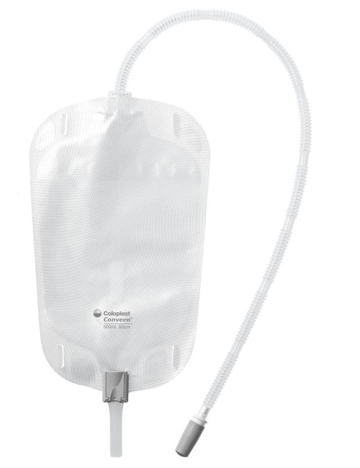 Conveen Security Plus Beinbeutel, 500ml, 50cm (10 Stk)