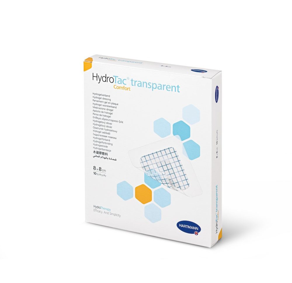 Hydrotac Transparent Comfort 8x8cm steril (10 Stk)