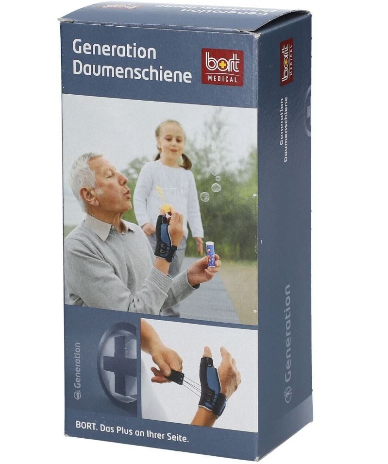 bort Generation Daumenschiene M links blau (1 Stück)