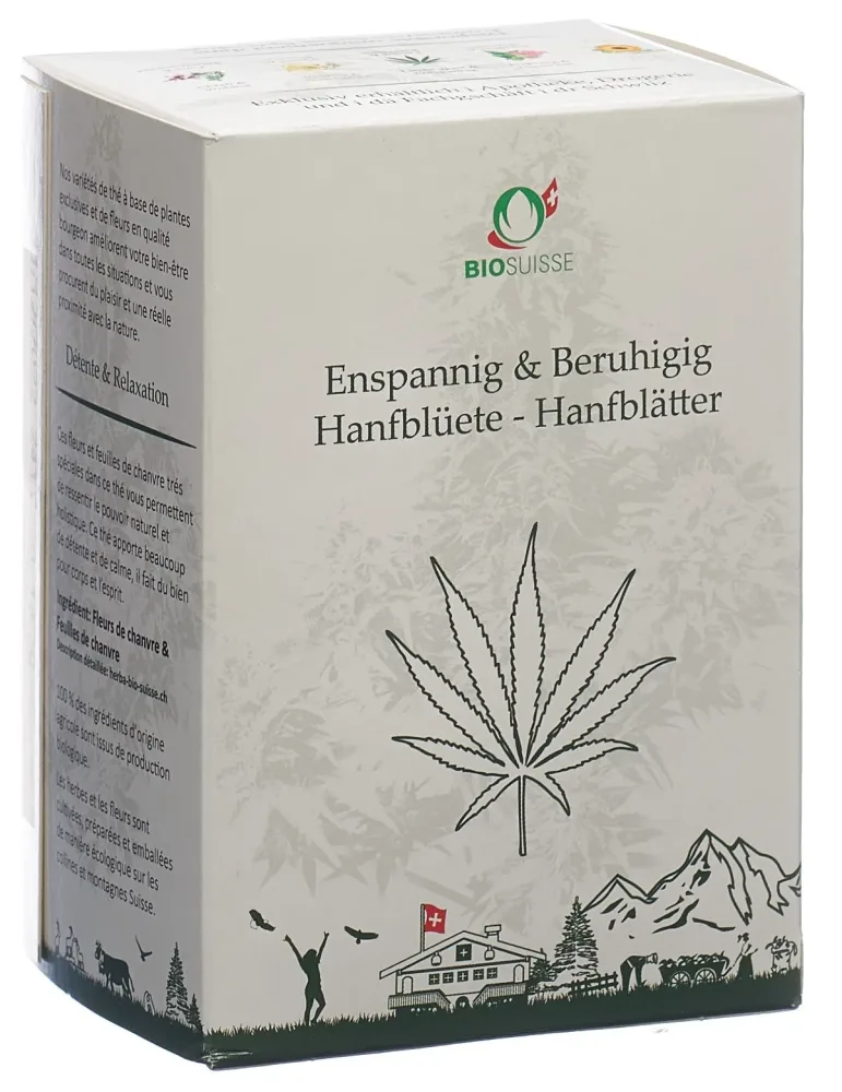 BIOSUISSE Entspannig & Beruhigig Hanftee (20x1.5g)